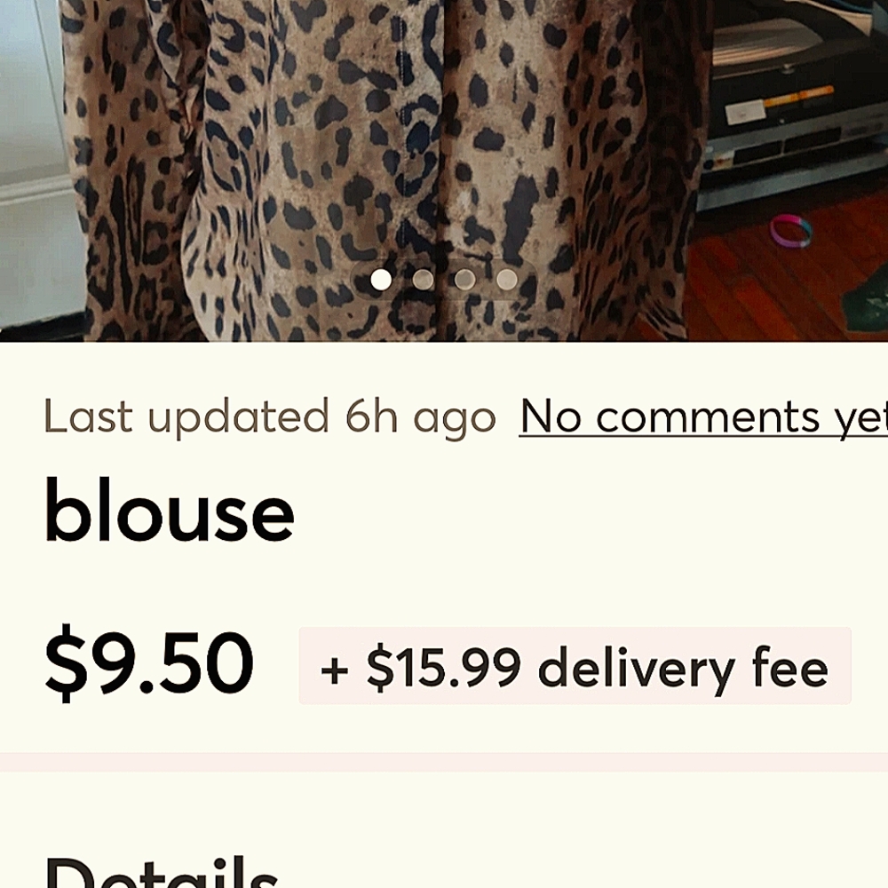 Leopard blouse